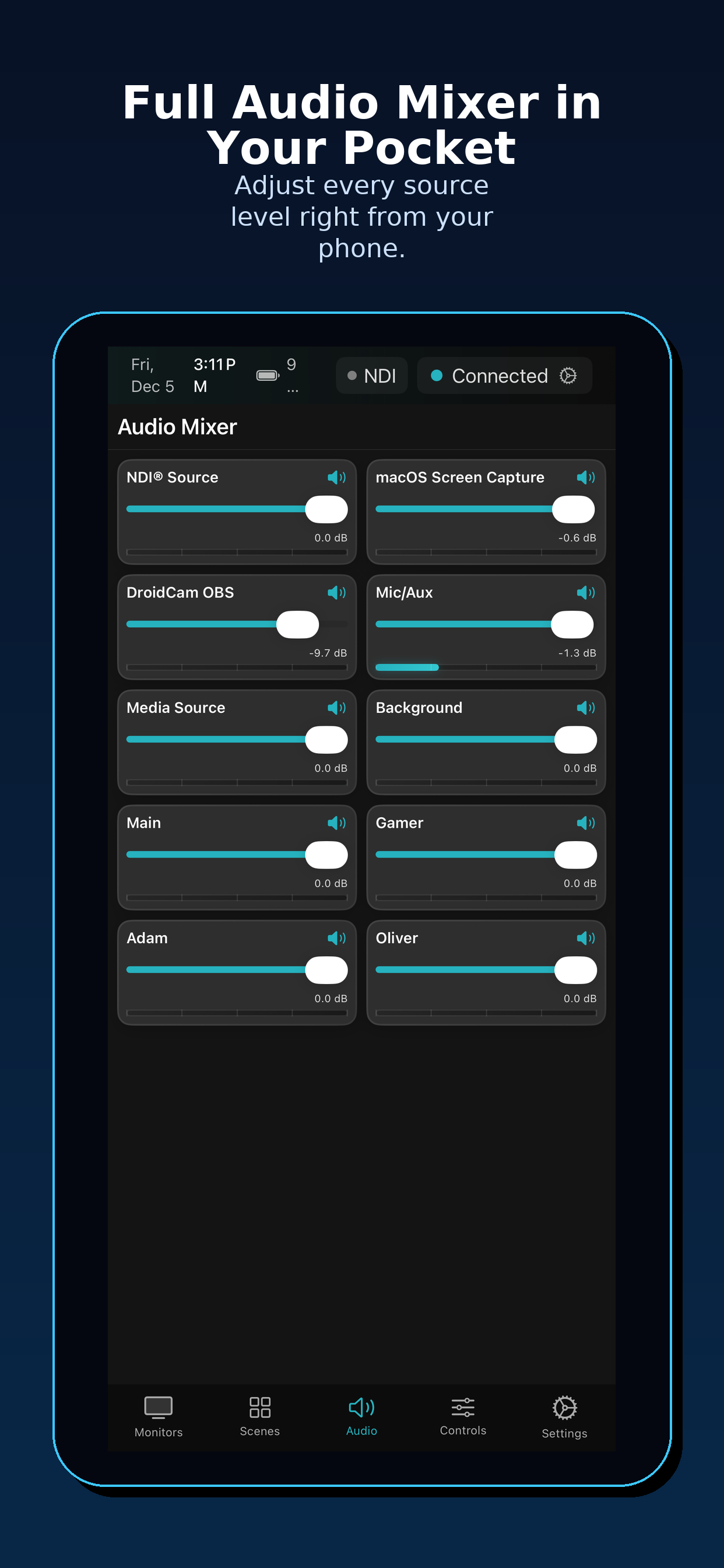 Producer Pad - Audio Mixer